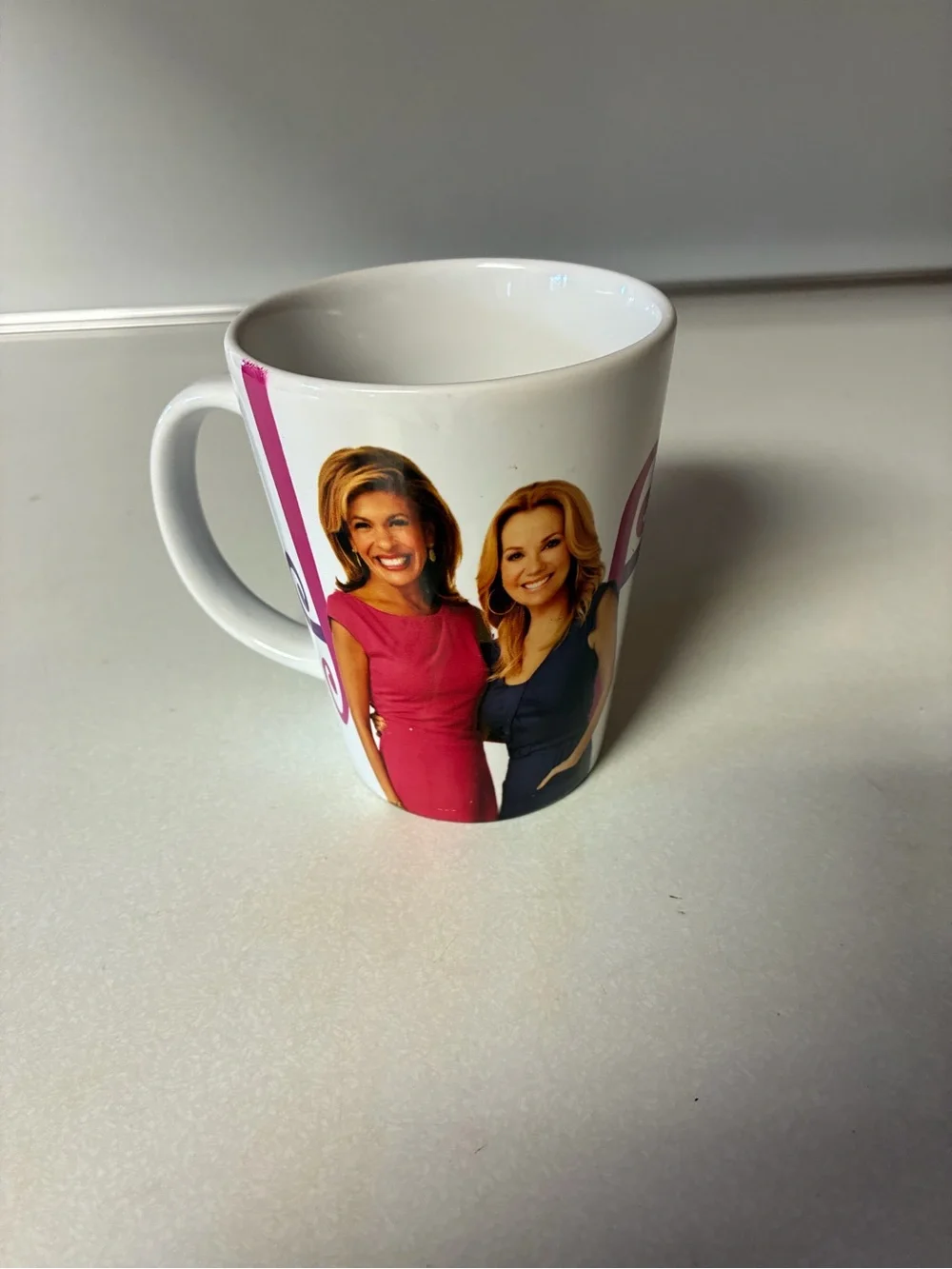 Kathie Lee & Honda Today Show Mug Ceramic Coffee Cup 2012 NBC Universal TV